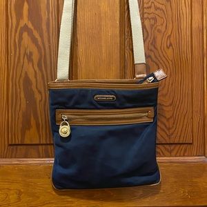 Michael Kors crossbody nylon navy purse
